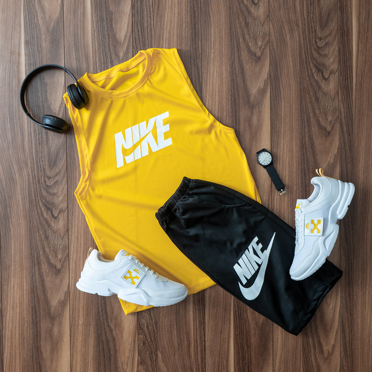 ست رکابی شلوارک Nike مردانه مدل Paraka