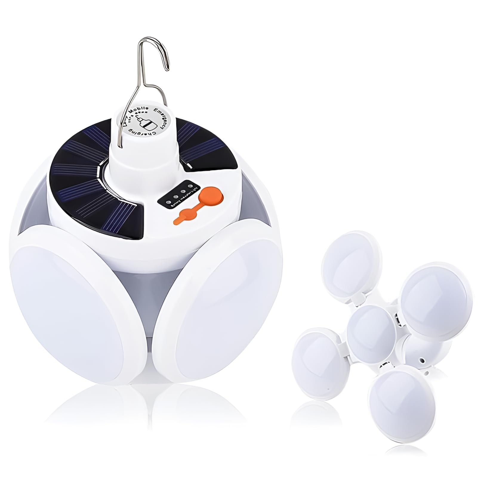 چراغ اضطراری شارژی خورشیدی تاشو