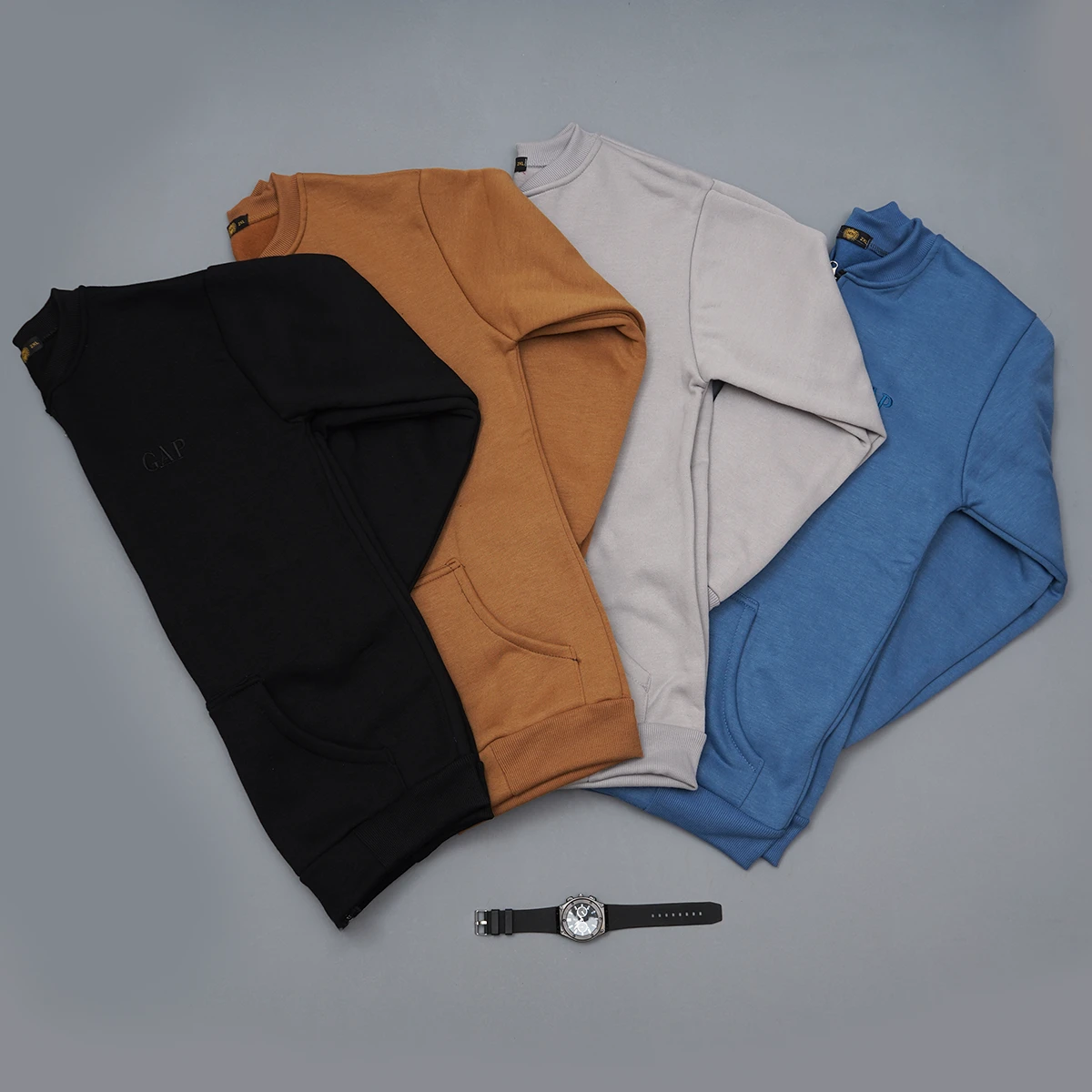 سوییشرت مردانه قهوه ای مدل GAP