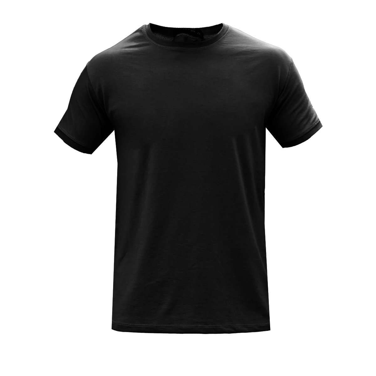 تیشرت ساده مشکی مردانه مدل Edvan