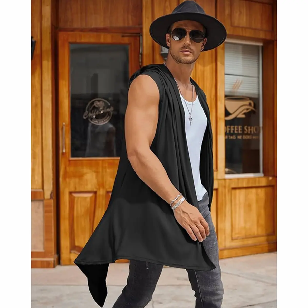 شنل کلاه دار مردانه