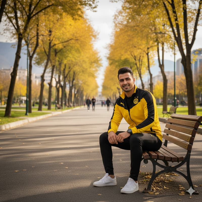 ست سوییشرت شلوار دورتموند مردانه مدل BVB09